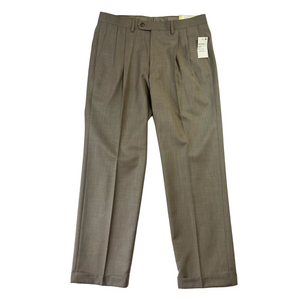 New Lauren Ralph Lauren Mens Dress Pants Classic Fit Taupe 34Wx30L Business